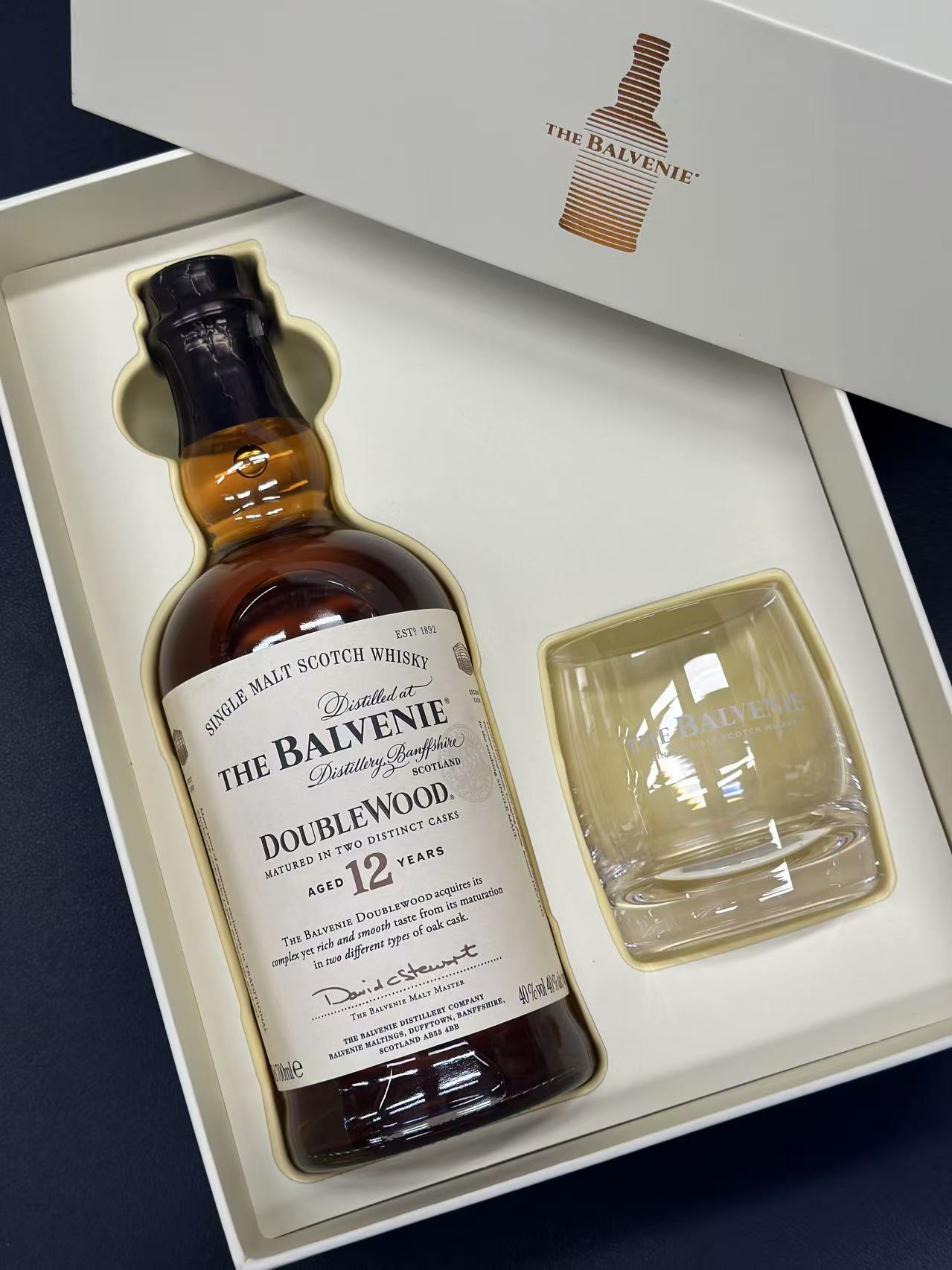 百富12年雙桶威士忌禮盒裝 THE BALVENIE 12 YRS DOUBLEWOOD WHISKY GIFT BOX