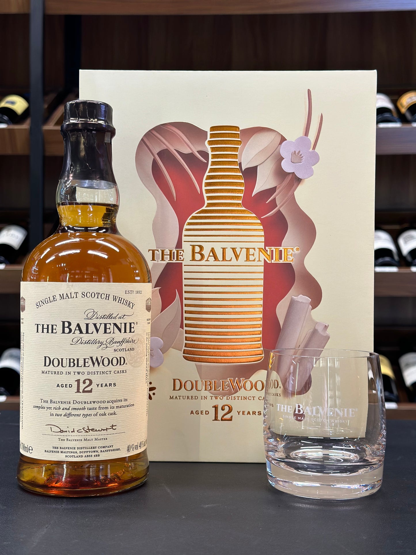 百富12年雙桶威士忌禮盒裝 THE BALVENIE 12 YRS DOUBLEWOOD WHISKY GIFT BOX
