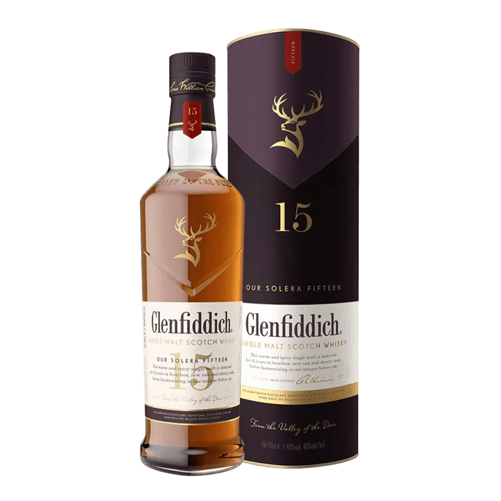 格蘭菲迪15年蘇格蘭單一麥芽威士忌(700ML) GLENFIDDICH SINGLE MALT WHISKY AGE 15 YEARS
