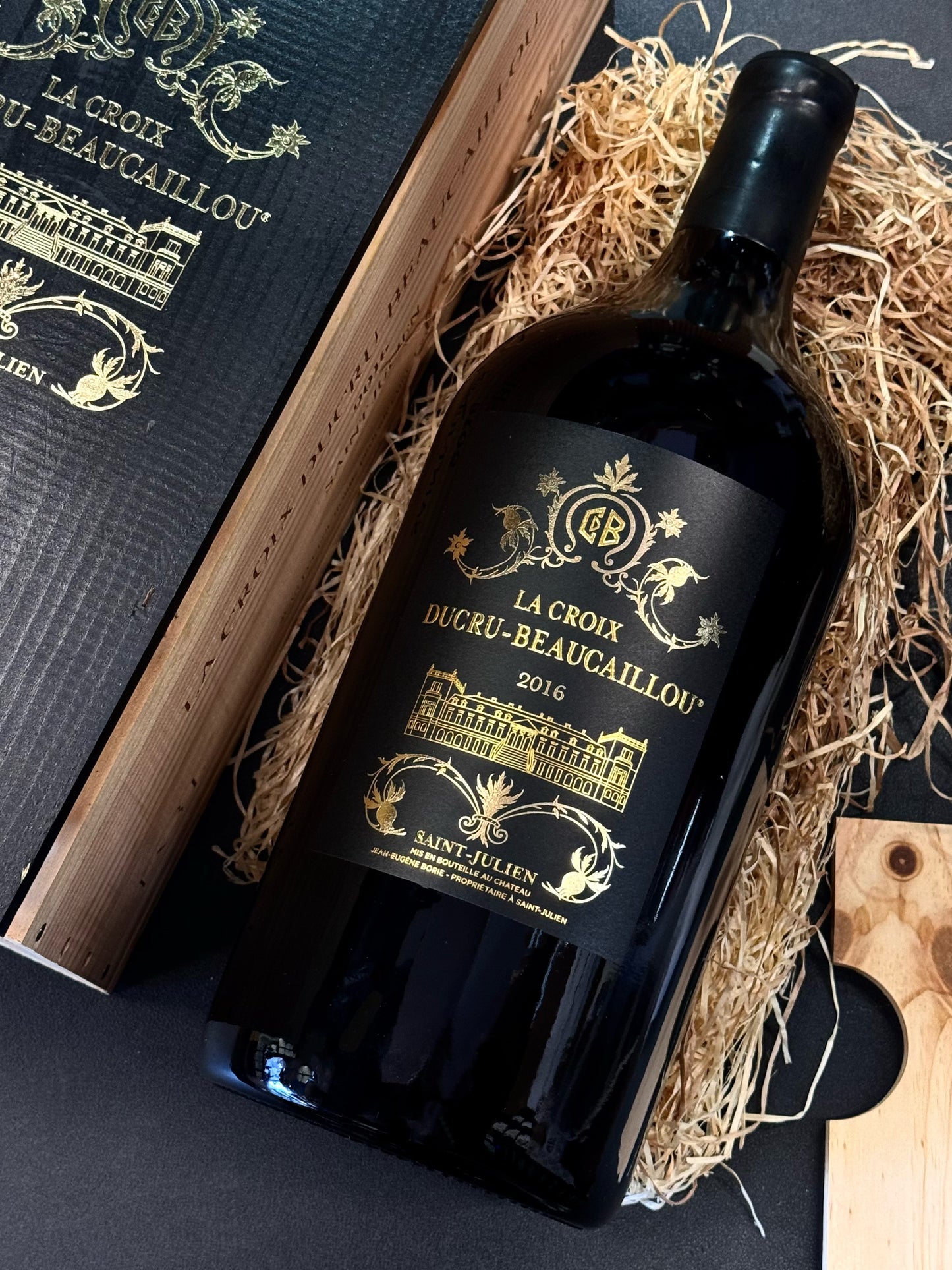 寶嘉龍莊園副牌2016年(原莊木盒)3000ml LA CROIX DUCRU-BEAUCAILLOU