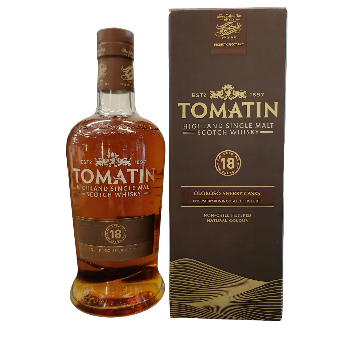 湯馬丁18年雪莉桶威士忌700ML Tomartin 18 Years