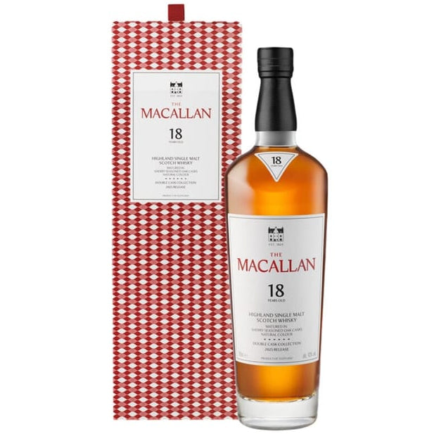 麥卡倫18年雙雪莉桶威士忌700ml THE MACALLAN HIGHLAND SINGLE MALT WHISKY AGE 18 YEARS DOUBLE CASK