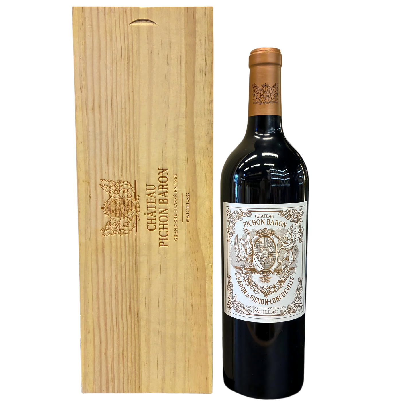 男爵莊園2020年(原莊木盒) 750ml CHATEAU PICHON BARON 2020