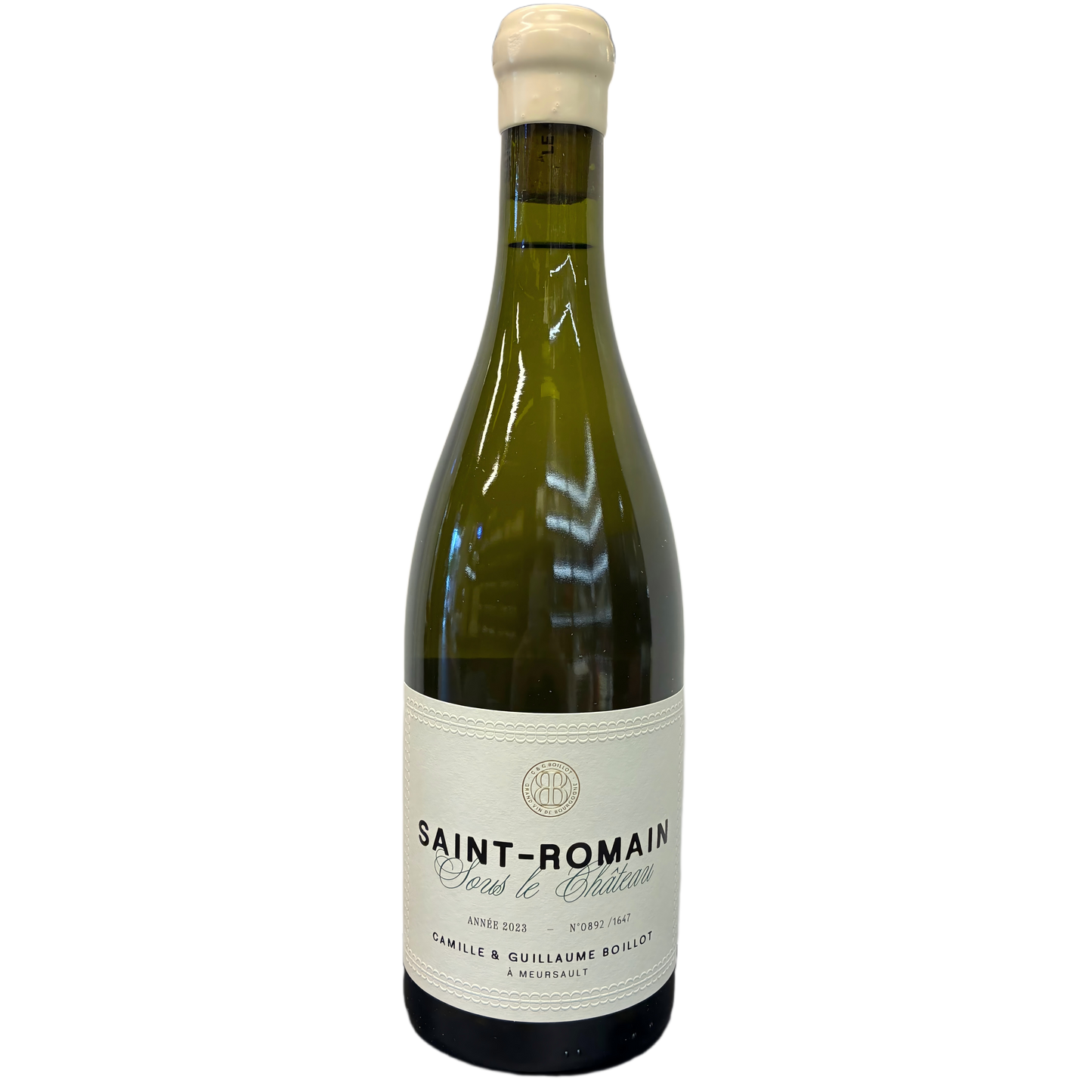 卡米爾&吉雍布瓦諾酒莊蘇斯堡(聖羅曼村)干白2023年750ml CAMILLE & GUILLAUME BOILLOT SOUS LE CHATEAU SAINT-ROMAIN BLANC