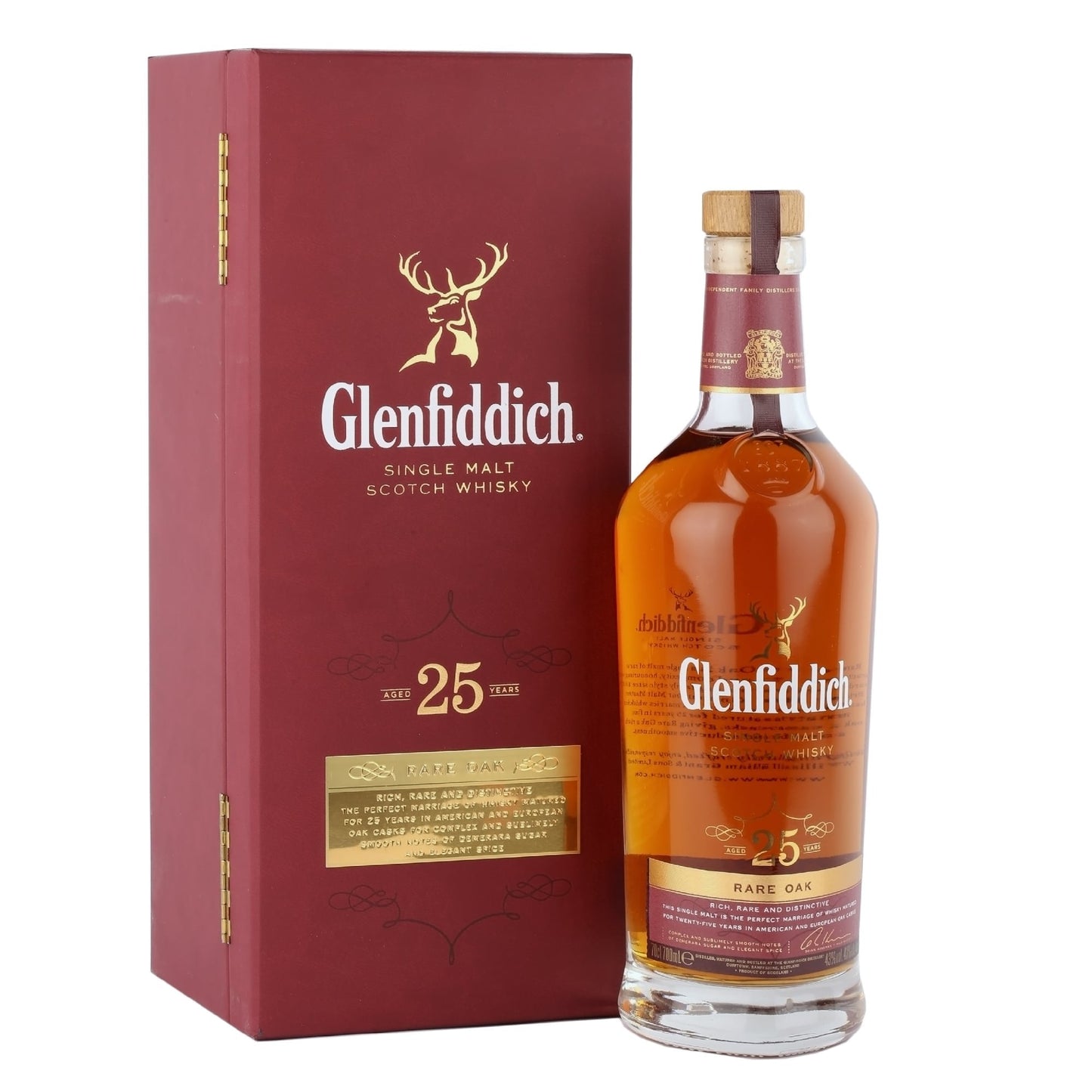 格蘭菲迪25年蘇格蘭單一麥芽威士忌700ml GLENFIDDICH SINGLE MALT WHISKY AGE 25 YEARS