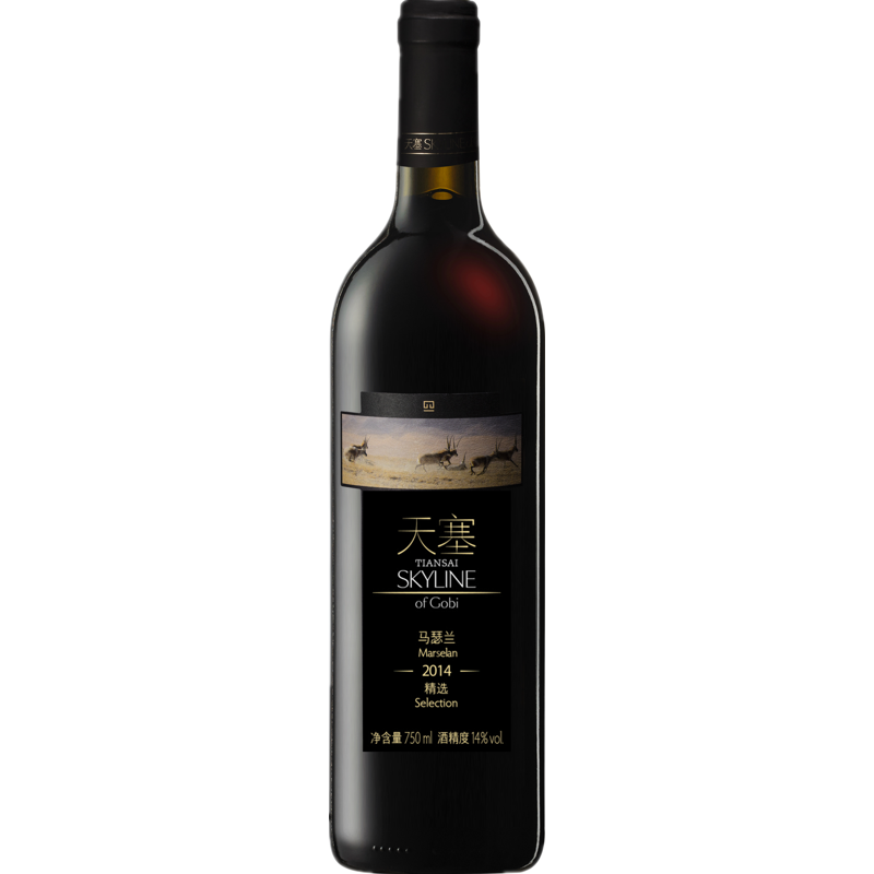 天塞酒莊精選馬瑟蘭紅2019年 750ml Skyline of Gobi Section Marselan