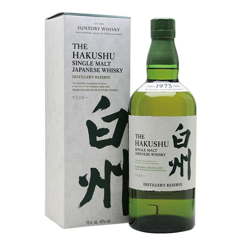 白州無年份單一麥芽威士忌700ml THE HAKUSHU SINGLE MALT WHISKY