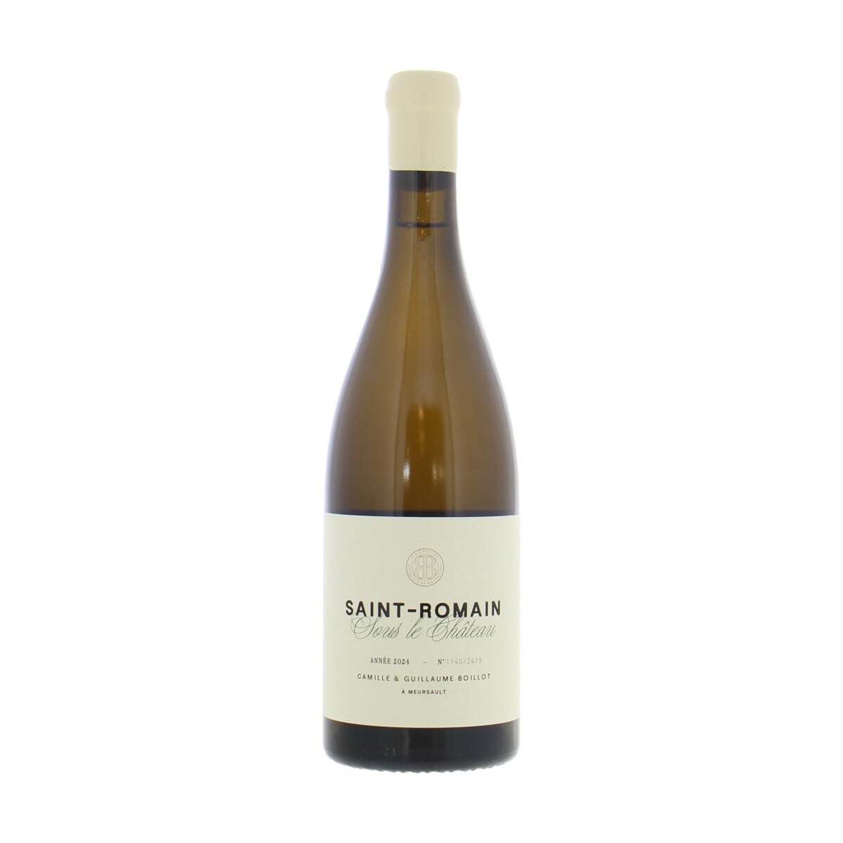卡米爾&吉雍布瓦諾酒莊蘇斯堡(聖羅曼村)干白2023年750ml CAMILLE & GUILLAUME BOILLOT SOUS LE CHATEAU SAINT-ROMAIN BLANC