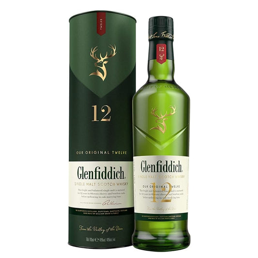 格蘭菲迪12年蘇格蘭單一麥芽威士忌700ML GLENFIDDICH  12 YRS SINGLE MALT WHISKY