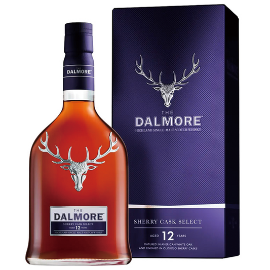 大摩12年雪莉桶威士忌700ml  DALMORE 12YRS SHERRY CASK SELECT HIGHLAND SINGLE MALT SCOTCH WHISKY