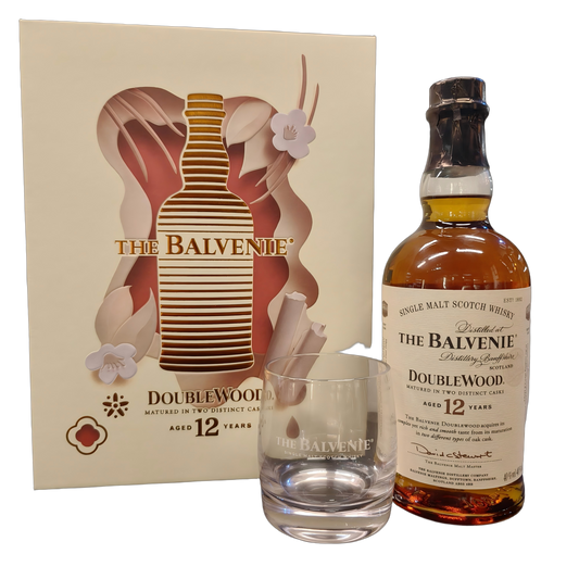 百富12年雙桶威士忌禮盒裝 THE BALVENIE 12 YRS DOUBLEWOOD  WHISKY GIFT BOX