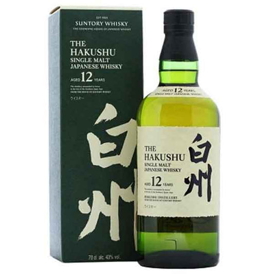 白州12年單一麥芽日本威士忌700ml Hakushu 12 Years  Single Malt Japan Whisky