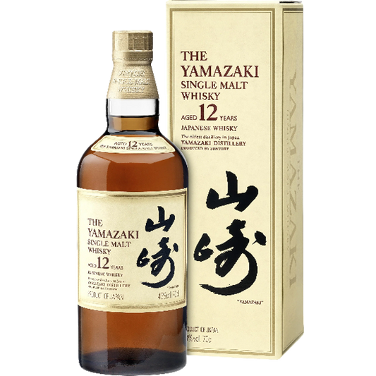 (舊版黃盒)山崎12年單一麥芽威士忌 700ml THE YAMAZAKI SINGLE MALT WHISKY AGE 12 YEARS