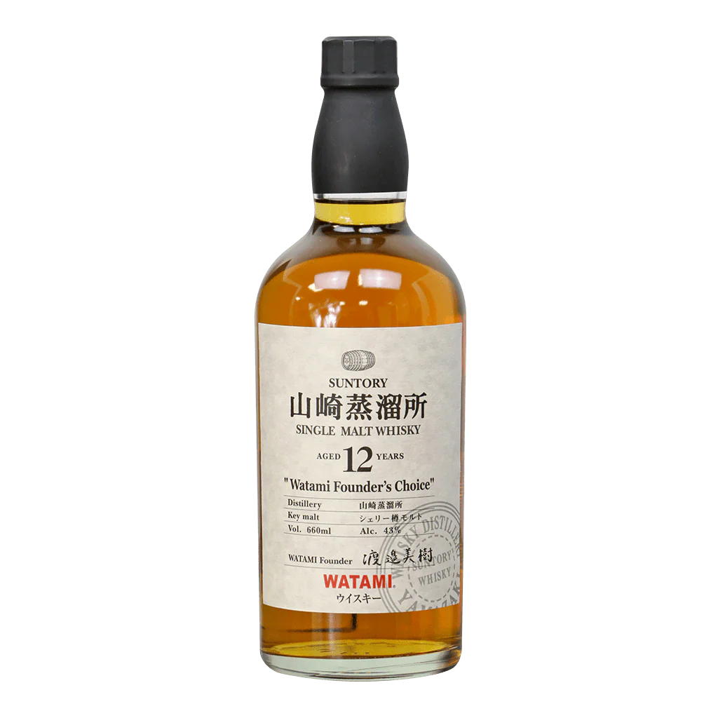三得利山崎蒸溜所12年渡邊美樹威士忌 660ml