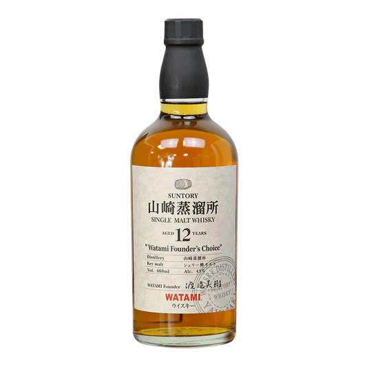 三得利山崎蒸溜所12年渡邊美樹威士忌 660ml