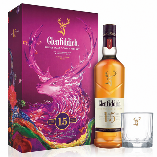 格蘭菲迪15年威士忌禮盒裝(700ML) GLENFIDDICH SINGLE MALT WHISKY AGE 15 YEARS GIFT BOX