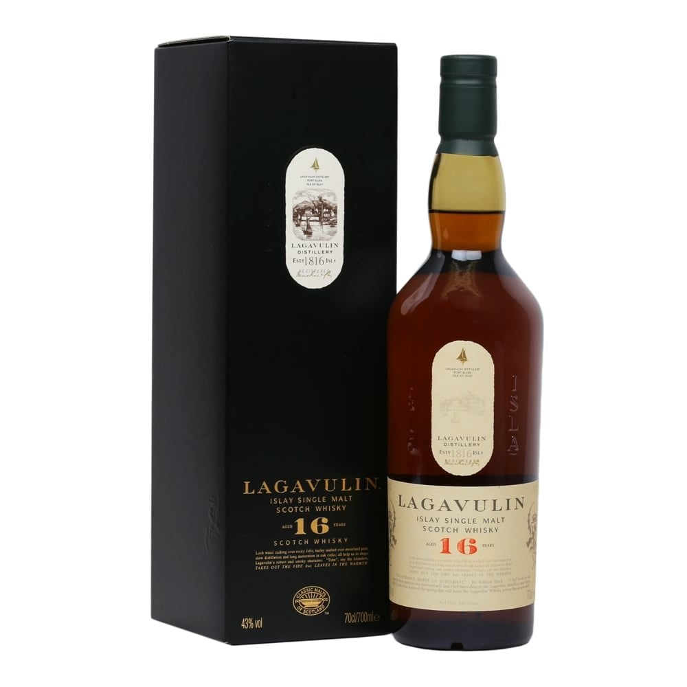 樂加維林16年單一純麥威士忌700ml  LAGAVULIN ISLAY 16YRS SINGLE MALT SCOTCH WHISKY