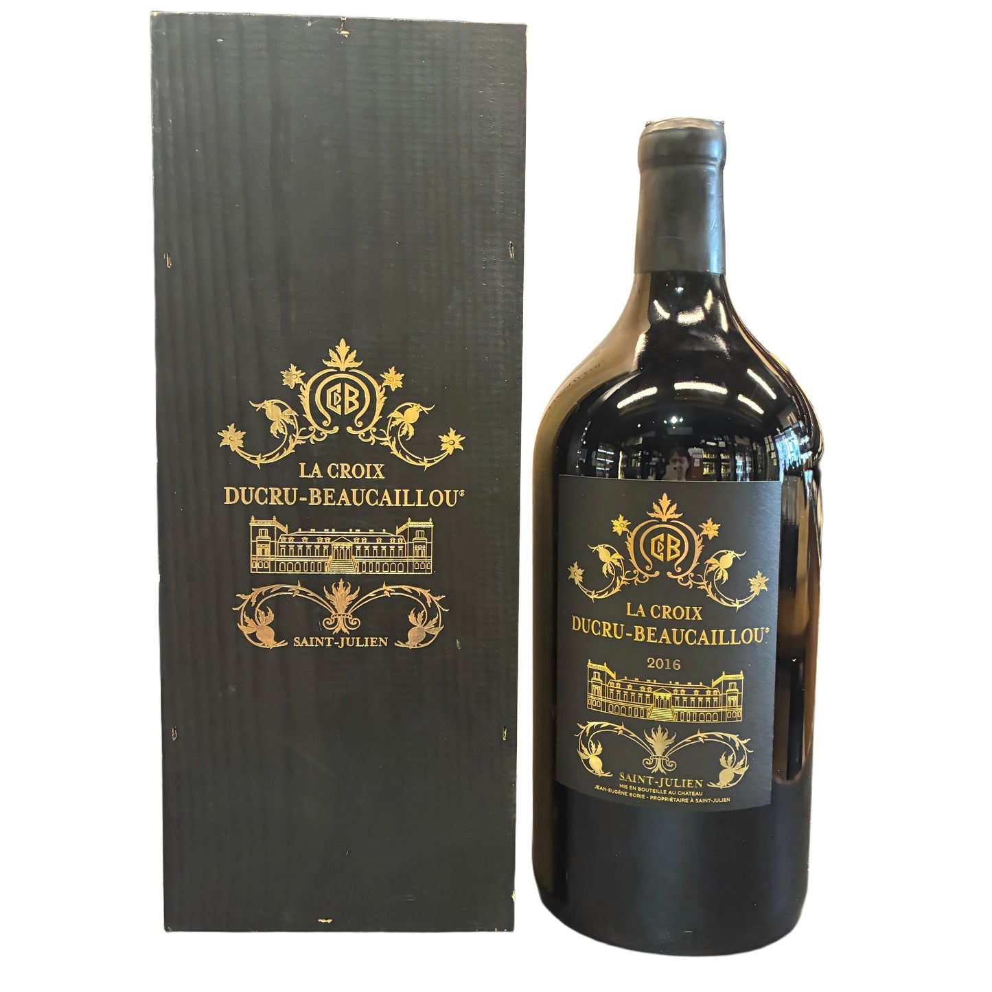 寶嘉龍莊園副牌2016年(原莊木盒)3000ml   LA CROIX DUCRU-BEAUCAILLOU