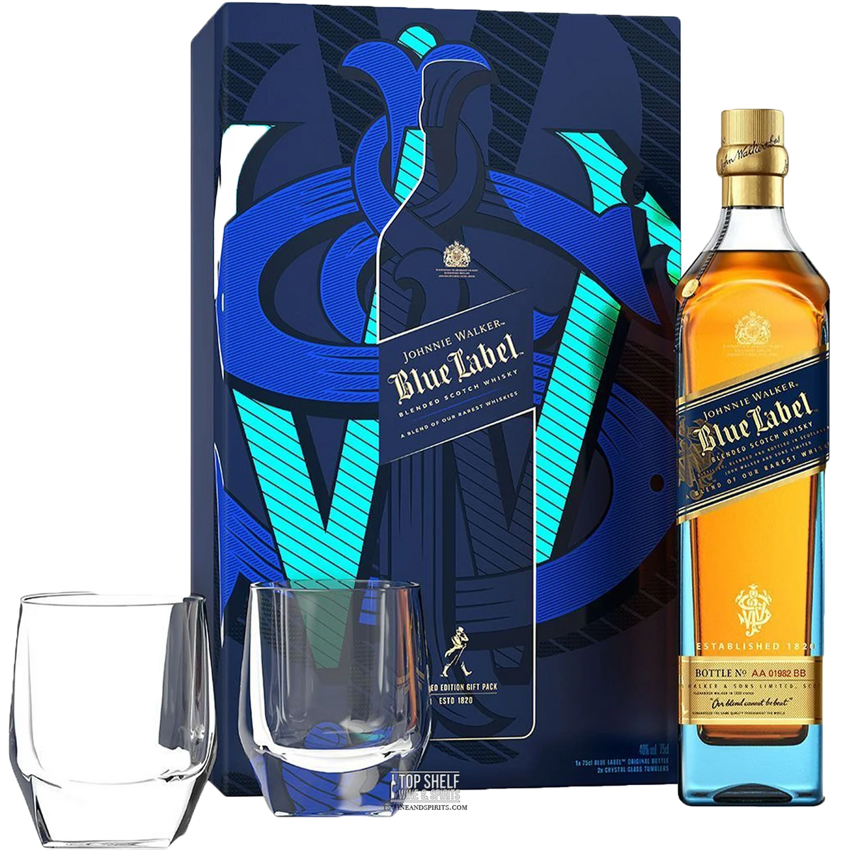 尊尼獲加藍牌威士忌限量版禮盒裝 750ml   JOHNNIE WALKER BLUE LABEL LIMITED EDITION GIFT PACK