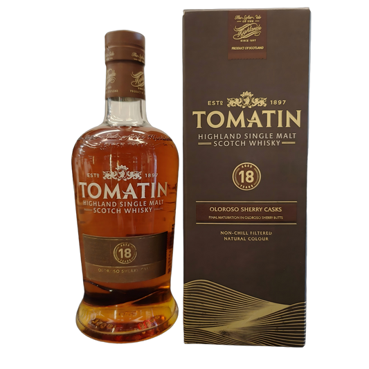 湯馬丁18年雪莉桶威士忌700ML  Tomartin 18 Years