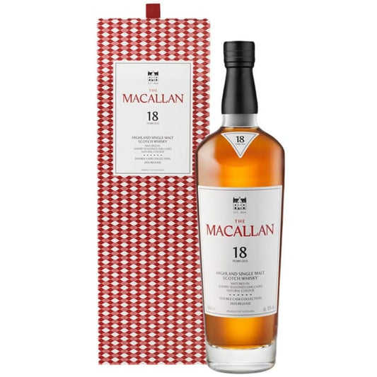 麥卡倫18年雙雪莉桶威士忌700ml  THE MACALLAN HIGHLAND SINGLE MALT WHISKY AGE 18 YEARS DOUBLE CASK