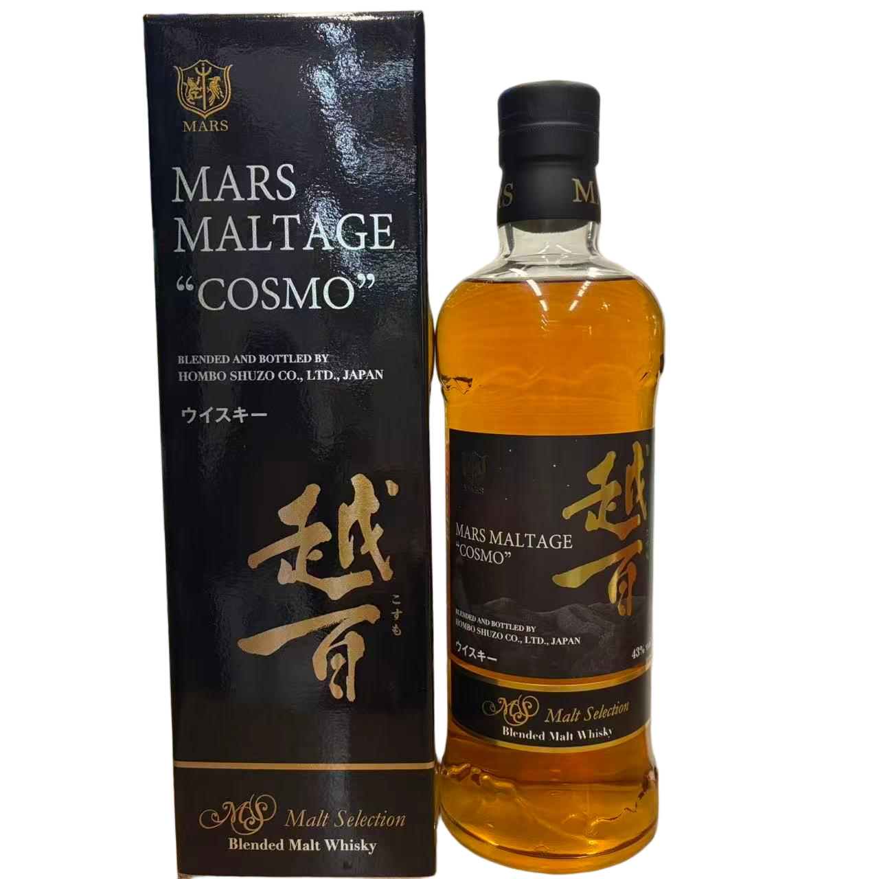 信州越百日本純麥調和威士忌 (禮盒)700ml   Mars Maltage Cosmo Blended Whisky