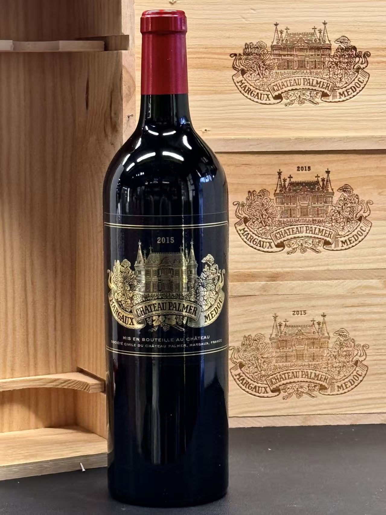 寶馬酒莊2015年(酒廠原裝單支木盒) 750ml CHATEAU PALMER