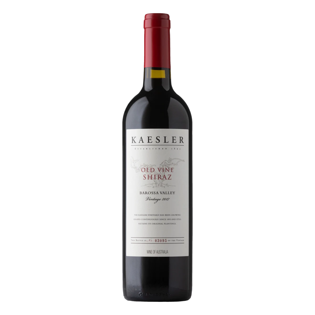 澳洲凱斯樂酒莊老藤西拉2019年 750ml KAESLER OLD WINE SHIRAZ