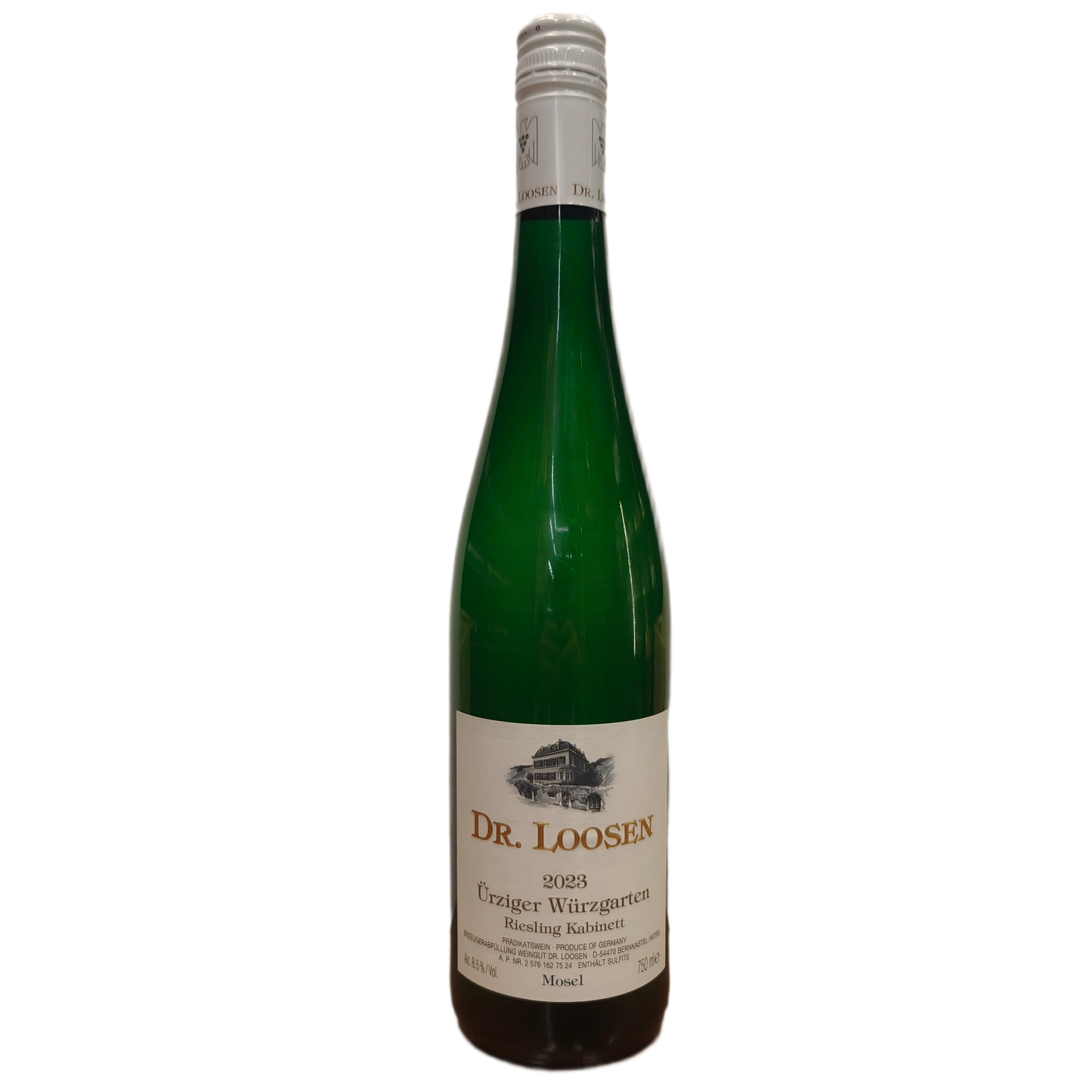 路森烏茲格珍藏雷司令甜白葡萄酒2023年750ml  Dr. Loosen Urziger Wurzgarten Riesling Kabinett
