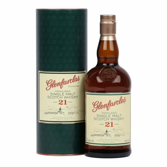 格蘭花格21年單一麥芽威士忌700ML GLENFARCLAS 21YRS HIGHLAND SINGLE MALT WHISKY