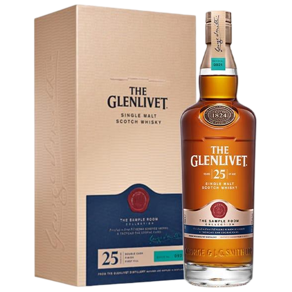 格蘭威特25年禮盒裝700ml  GLENLIVET 25 YRS WHISKY