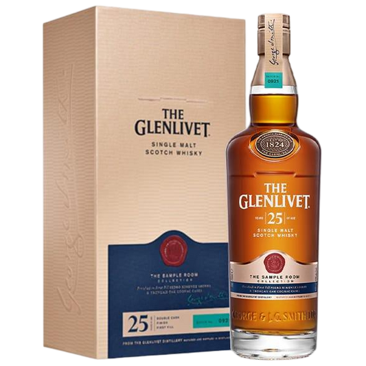 格蘭威特25年禮盒裝700ml  GLENLIVET 25 YRS WHISKY