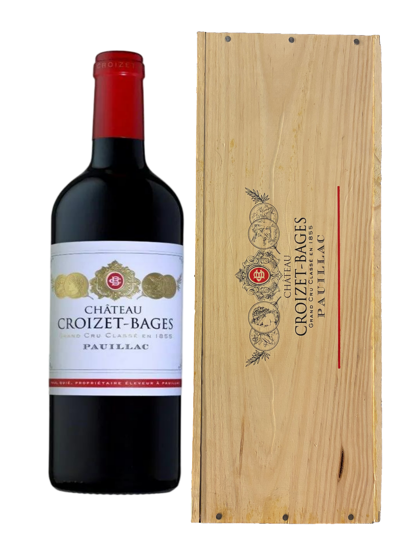 歌碧莊園2016年(原莊木盒)3000ml  CHATEAU CROIZET-BAGES 2016  3000ML