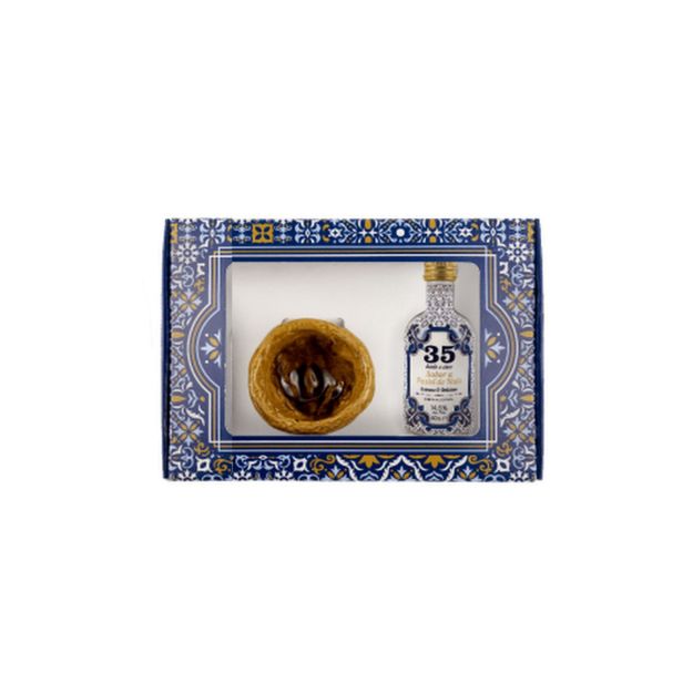 葡撻酒【回味】禮盒套裝(50ml+葡撻杯） Licor 35 Memories Pack 50ml