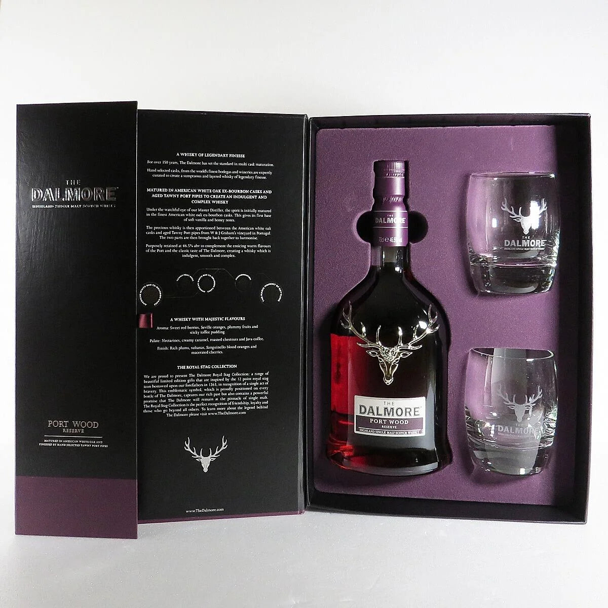 大摩波特桶禮盒裝(帶2個杯)700ml   DALMORE PORT WOOD
